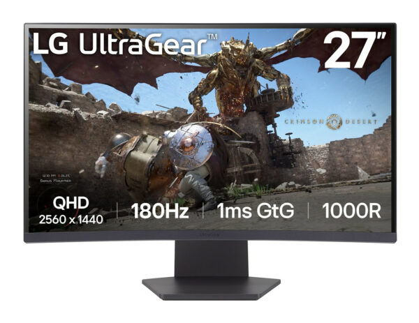 Monitor LED LG 27″ 27GS60QX-B UltraGear WQHD HDMI DP 2560×1440 „27GS60QX-B” (timbru verde 7 lei)