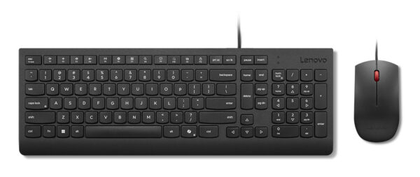LENOVO Essential Wired Combo Keyboard & Mouse AI US English with Euro symbol 103P w/copilot button (US) „4X31R64439” (timbru verde 0.18 lei)