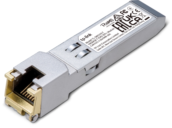 Modul SFP+ TP-Link 10G BASE-T RJ45 SFP+, 10GBASE-T: UTP cat.6a or above (max. 30m), „SM5310-T”