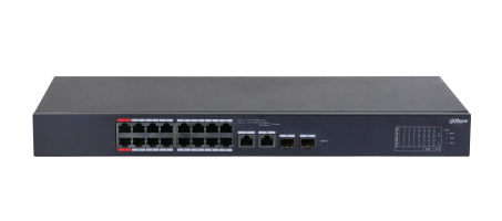 DAHUA 18 PORT MANAGED DESKTOP SWITCH „DH-CS4218-16ET-240” (timbru verde 2 lei)