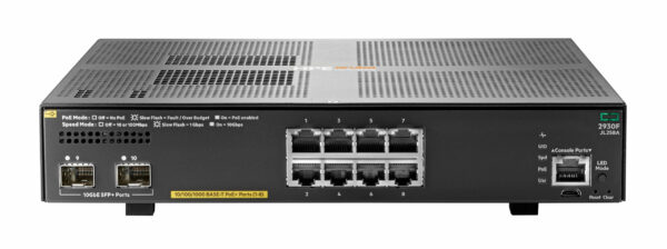 ARUBA 2930F 8G POE+ 2SFP+ SWCH „JL258A” (timbru verde 2 lei)