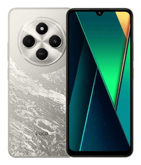 Smartphone Poco C75 128GB 6GB RAM Dual SIM Gold „MZB0I41EU” (timbru verde 0.45 lei)