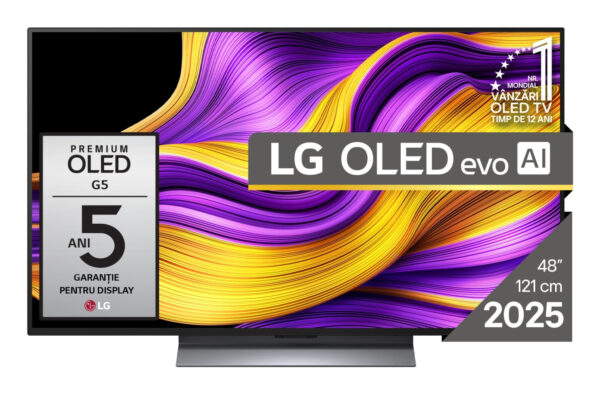 Smart TV OLED48G53LS Seria evo AI G5 121cm 4K UHD HDR „OLED48G53LS” (timbru verde 15 lei)