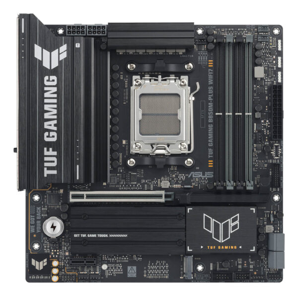 ASUS TUF GAMING B850M-PLUS WIFI7 AM5 4xDDR5 mATX Pciex5 DP HDMI USB MB „TUF GAMING B850M-PLUS WIFI7” (timbru verde 0.18 lei)