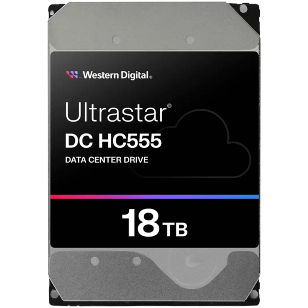 HDD Server WD Ultrastar DC HC555 18TB 512e SE, 3.5″”, 512MB, 7200 RPM, SATA, SKU: 0B48723 „WUH722018CLE6L4”