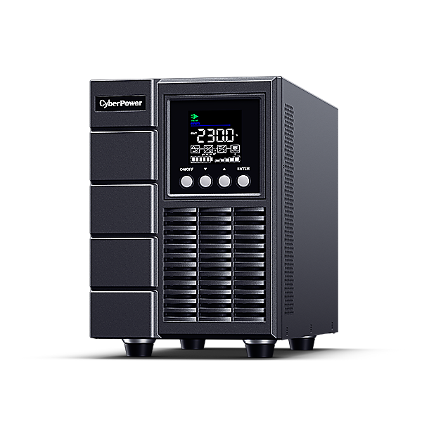 UPS CYBER POWER Online dubla conversie cu Sinusoida Pura, tower, 2000VA/1800W LCD PFC compatible Green Power SNMP Slot, „OLS2000EA” (timbru verde 11 lei)