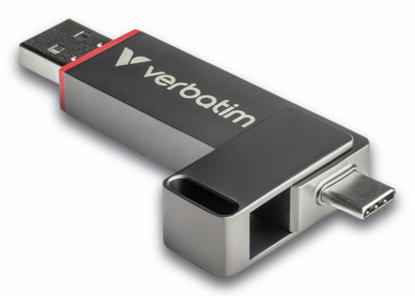 Memorie Verbatim Dual QuickStick. Capacity: 512 GB, Device interface: USB Type-A / USB Type-C, USB version: 3.2 Gen 1 (3.1 Gen 1), Read speed: 550 MB/s, Write speed: 500 MB/s. „32042”