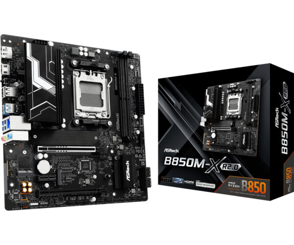 Placa de baza ASRock B850M-X R2.0 – Socket AM5 motherboard „90-MXBSG0-A0UAYZ”