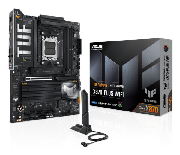 Placa de baza TUF GAMING X870-PLUS WIFI, AMD X870, Socket AM5, ATX „90MB1IU0-M0EAY0”