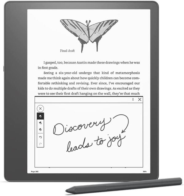 eBook Reader Kindle Scribe 10.2″ Touchscreen Premium Pen 16GB Wi-Fi Grey „CF95290” (timbru verde 0.9 lei)