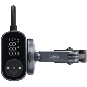 COMPRESOR BICICLETA Baseus PrimeTrip Series, max 150 psi, acumulator 1750 mAh, suport universal prindere, negru (timbru verde 0.80 lei) „C11169000121-00” – 6932172665890