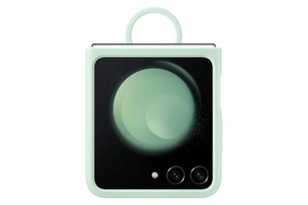 Husa Silicone Case with Ring pentru Galaxy Flip5, Ocean Green „EF-PF731TMEGWW”