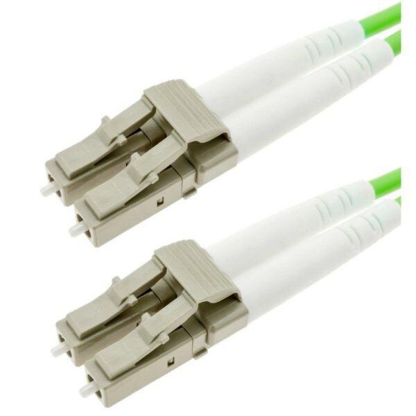 Patchcord FO LC/PC-LC/PC, MM OM5 50/125, manta LSZH 3.0mm, duplex 3m – EMTEX „LC-LC-MM5/DX-3” (timbru verde 0.8 lei)
