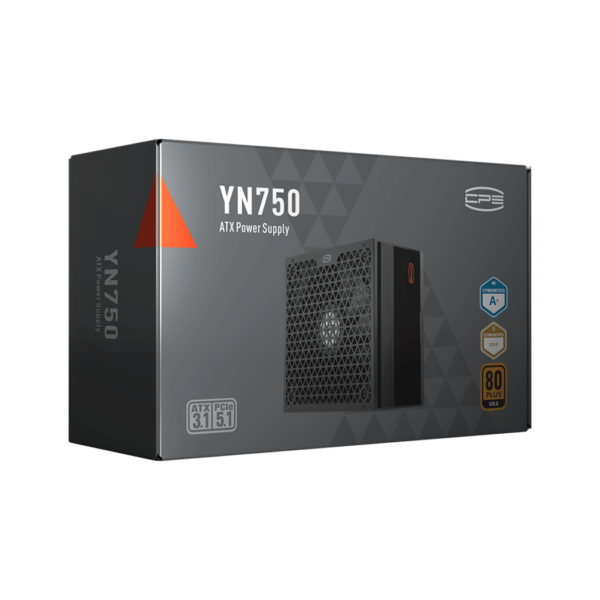 Sursa PCCooler „YN750”, 750W, certificare 80 Plus Gold, modular, fan 135mm, negru, „P5-YN750-G1F” (timbru verde 2 lei)