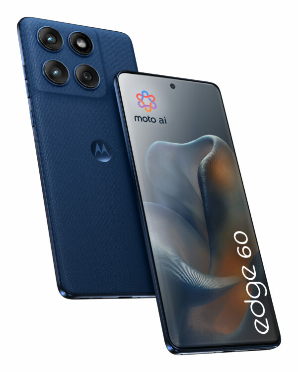 Smartphone Edge 60 512GB 12GB RAM 5G Dual SIM Pantone Gibraltar Sea „PB7H0020ES” (timbru verde 0.45 lei)