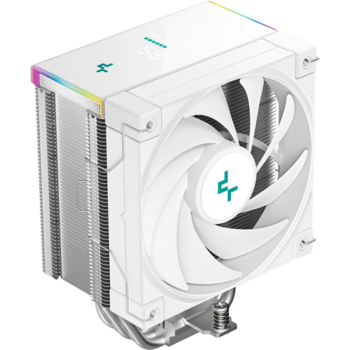 COOLER DeepCool „AK500S DIGITAL SE WH”, combatibil skt. Intel si AMD, racire cu aer, ventilator 120mm, 500 – 1850 rpm, 5×6 mm heatpipes,inaltime 155mm, alb „R-AK500S-WHADMN-GJD” (timbru verde 0.8 lei)