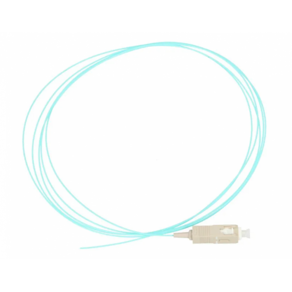 Pigtail SC/PC MM 50/125, 0.9mm LSZH cable, 1.5m, OM3 – Emtex „SC-MM3-1.5” (timbru verde 0.8 lei)