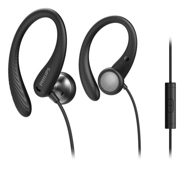 Philips TAA1105BK/00 headphones/headset Wired Ear-hook, In-ear Sports Black „TAA1105BK/00” (timbru verde 0.18 lei)