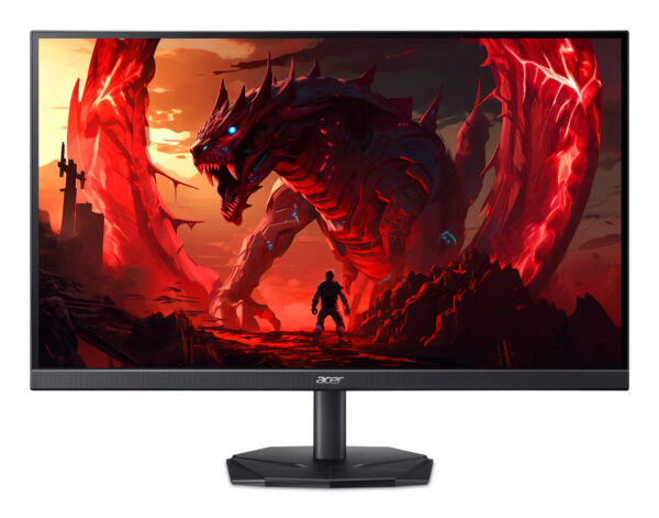 Monitor Acer Nitro KG241YX3bip Premium, 23.8 inch, VA, 1920 x 1080, HDMI, DisplayPort, 2ms/0.5ms(GTG, Min.), 1ms(VRB), 200Hz ZeroFrame FreeSync, Negru „UM.QX1EE.312” (timbru verde 7 lei)
