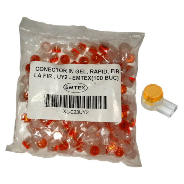 Conector in gel, rapid, fir la fir, UY2 – Emtex (100 buc) „XL-023UY2”