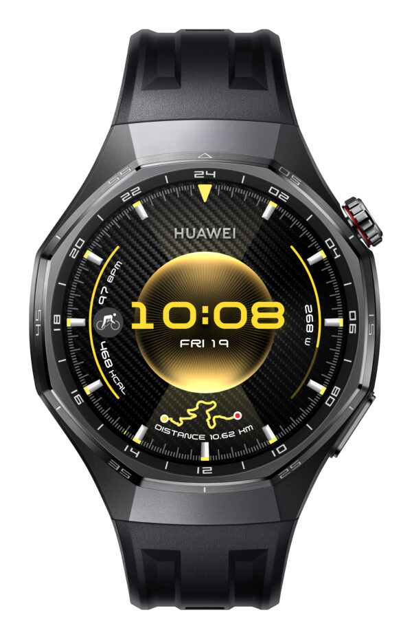 Smartwatch Watch GT 6 Pro, 46MM, Black Titanium Alloy Case, Black Fluoroelastomer Strap „55020FTU” (timbru verde 0.18 lei)