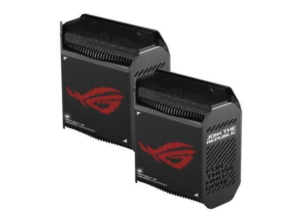 ASUS ROG Rapture GT6 Black 2PK AX10000 Whole-Home Tri-band Mesh WiFi 6 Router 802.11 a/b/g/n/ac/ax „90IG07F0-MU9A20” (timbru verde 0.8 lei)