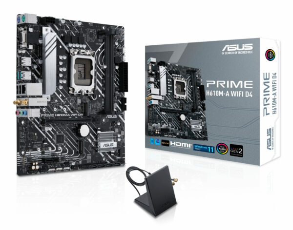 Placa de baza MB ASUS Intel 1700 PRIME H610M-A WIFI D4 „90MB1C80-M0EAY1”