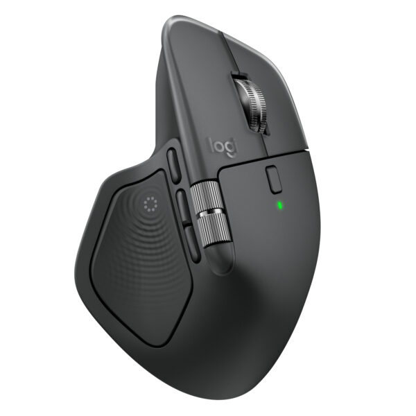 Mouse Wireless MX Master 4, Silent, USB, BT, Graphite „910-007562” (timbru verde 0.18 lei)