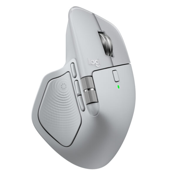 Mouse Logitech MX Master 4, Silent, USB, BT, Pale Grey „910-007563” (timbru verde 0.18 lei)
