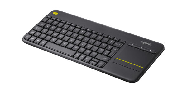 WIRELESS TOUCH KEYBOARD K400+/DARK – UK – 2.4GHZ INTNL „920-007143” (timbru verde 0.8 lei)
