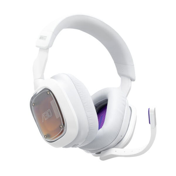 LOGITECH A30 – WHITE/PURPLE – BT – EMEA-914 – XB „939-001987” (timbru verde 0.18 lei)