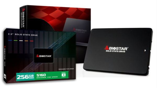 SSD Biostar S160, 265GB, 2.5 inch, S-ATA 3, R/W 500/470 MB/s, 3D TLC, ultraslim, low power op, „S160xxxx256GB”