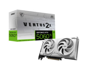 GeForce RTX 5060 Ti 16G VENTUS 2X OC WHITE PLUS