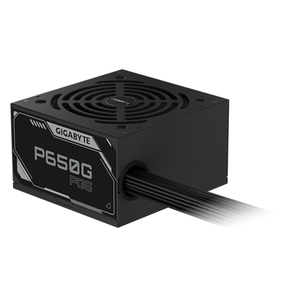 Sursa GIGABYTE GP-P650G PG5, 650W, 80 PLUS Gold, ATX 3.1, PCIe Gen 5.1, Negru „GP-P650G PG5” (timbru verde 2 lei)