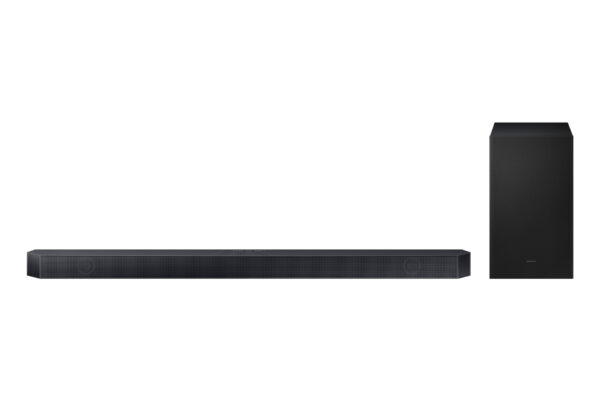 Soundbar Samsung HW-Q700D 3.1.2 320W Bluetooth Wi-Fi Subwoofer wireless Dolby Atmos Negru titan „HW-Q700D/EN” (timbru verde 2 lei)