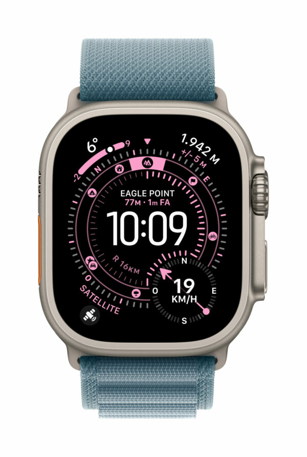 APPLE WATCH 49 LIGHT BLUE B TI ALP L-ZML „MG9M4ZM/A”