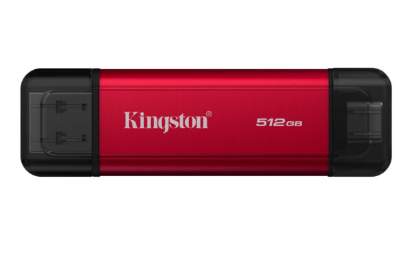 KINGSTON 512GB Dual USB-A/C Portable SSD Up to 1050MB/s USB 3.2 Gen 2 „SPSD/512GB” (timbru verde 0.18 lei)