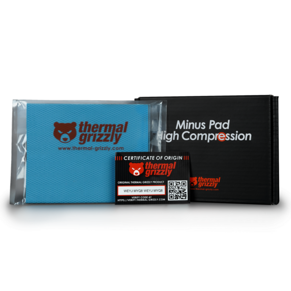Thermal Grizzly MINUS PAD High Compression 120 x 100 mm-1 mm 2pcs „TG-MP-HC-120-100-10-2”