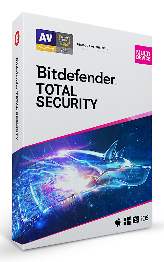 Total Security Multi-Device, 3 Dispozitive, 1 An + 1 An gratuit, Licenta noua, Retail „TS00ZZCSN2403BEN”