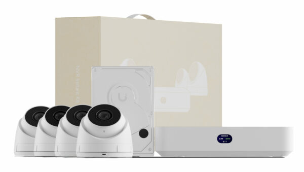 Ubiquiti UniFi UNVR-Instant-KIT-EU Compact Protect NVR Kit, includes (1) UniFi Protect NVR Instant with (4) G5 Turret Ultra cameras and (1) 1TB HDD „UNVR-INSTANT-KIT-EU” (timbru verde 2 lei)
