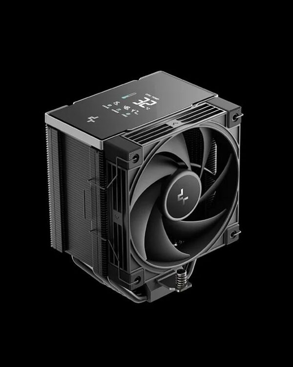 COOLER DeepCool „AK700 G2 DIGITAL WH” skt. Intel si AMD, racire cu aer, vent. 120mm, 2700 rpm, 7 heatpipes, inaltime 157mm, top cover digital, alb,”R-AK700-WHNDMN-GJD” (timbru verde 2 lei)