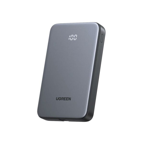 POWER BANK Ugreen „PB507”, 10000mAh, 20W , 1 x USB, 1 x USB Type-C, display, gri, „75131B” (timbru verde 0.98 lei)