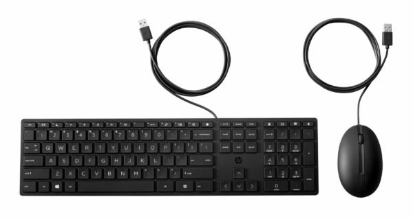 KEYBOARD +MOUSE DESKTOP 320MK/COMBO 9SR36UT HP „9SR36UT” (timbru verde 0.8 lei)