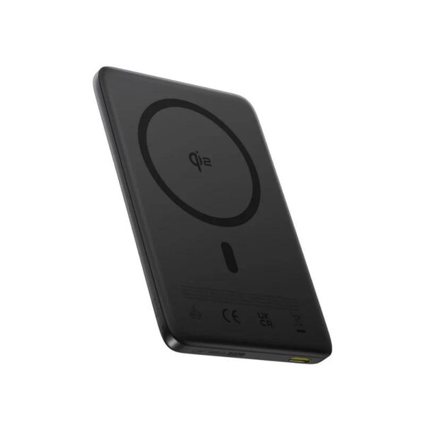 POWER BANK Baseus PicoGo AM41 Ultra-Slim Qi2 Magnetic Wireless, capacitate 10000mAh 27W, 1 x USB Type-C, include cablu USB Type-C la USB Type-C 30cm, negru „E0027201” (timbru verde 0.98 lei) – 6932172691707