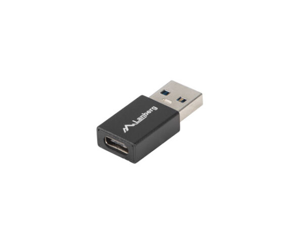 Adaptor USB-C(F) 3.1 -> USB-A(M) negru L „AD-UC-UA-01” (timbru verde 0.08 lei)