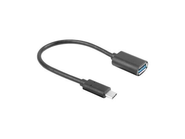 Cablu adaptor LANBERG USB-C 3.1-USB-A ng „AD-UC-UA-04” (timbru verde 0.08 lei)