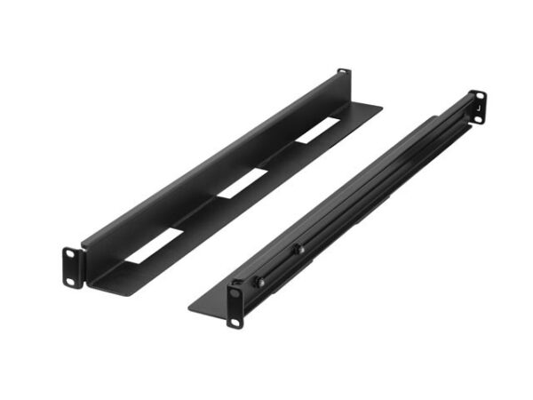 Set sine glisante pentru rack 19″ negre „AK-1902-B”