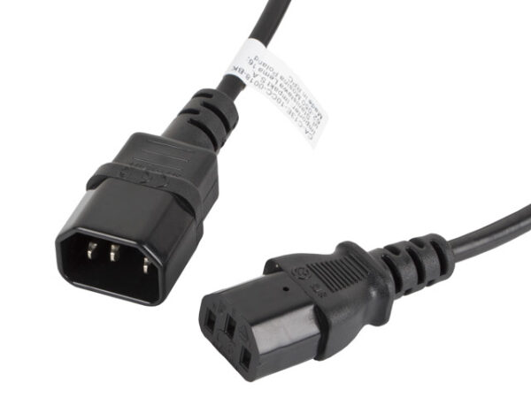 Cablu IEC 320 C13 C14 1,8 m negru „CA-C13E-10CC-0018-BK” (timbru verde 0.18 lei)