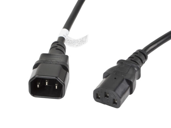 Cablu IEC 320 C13 C14 3 m VDE negru „CA-C13E-11CC-0030-BK” (timbru verde 0.18 lei)