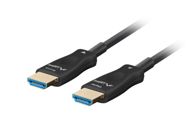 Cablu HDMI M/M v2.1 40 m optic negru AOC „CA-HDMI-30FB-0400-BK” (timbru verde 0.8 lei)